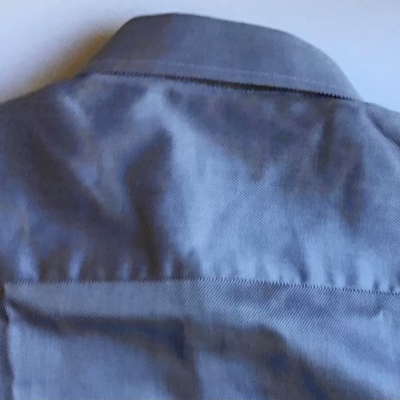 ETON slim classy gray cotton twill shirt Sz 15 /38 cm made in Europe - Picture 5 of 9